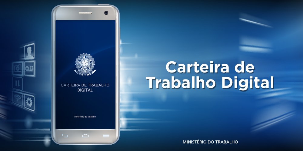 Resultado de imagem para CARTEIRA DE TRABALHO DIGITAL