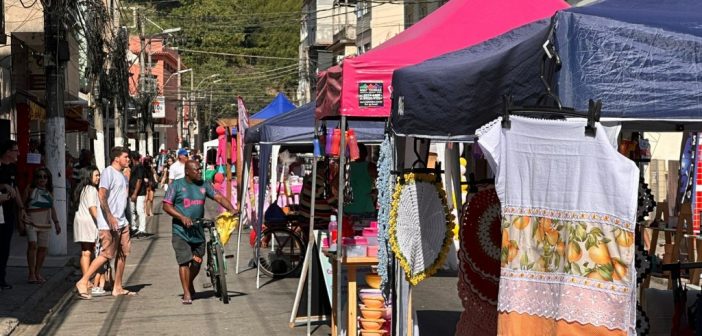Famílias participam do ‘Sabadão de Compras’ na Vila Nova