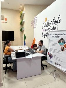 casa do empreendedor de volta redonda ganha ponto de atendimento no vírgula hub de inovação, no shopping park sul divulgação secom pmvr11