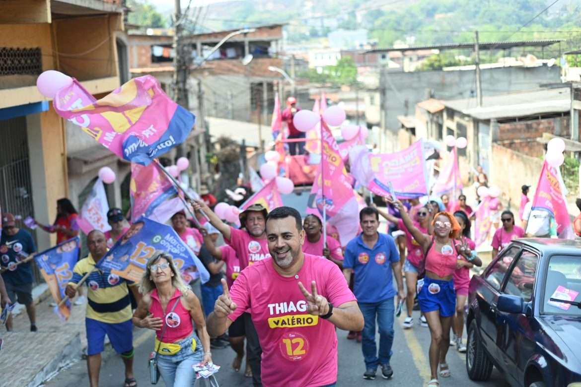 polÍtica 26 thiago valério faz caminhada pela região leste destacando novas propostas