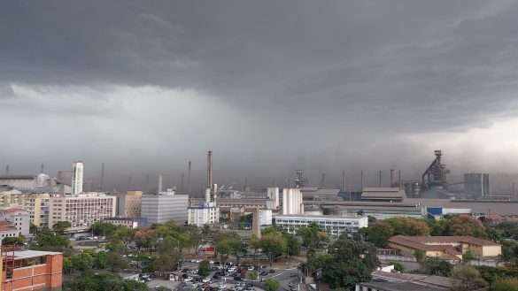 csn divulga nota sobre temporal que atingiu volta redonda na tarde de quarta feira e que afetou também a upv divulgação