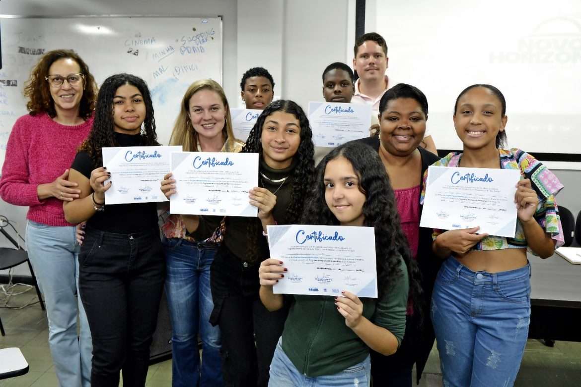 economia projeto novos horizontes forma mais uma turma em volta redonda divulgação secom