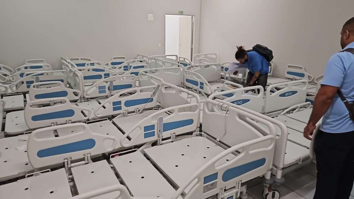 novos ventiladores pulmonares e camas elétricas para o hospital do retiro, em volta redonda divulgação secom