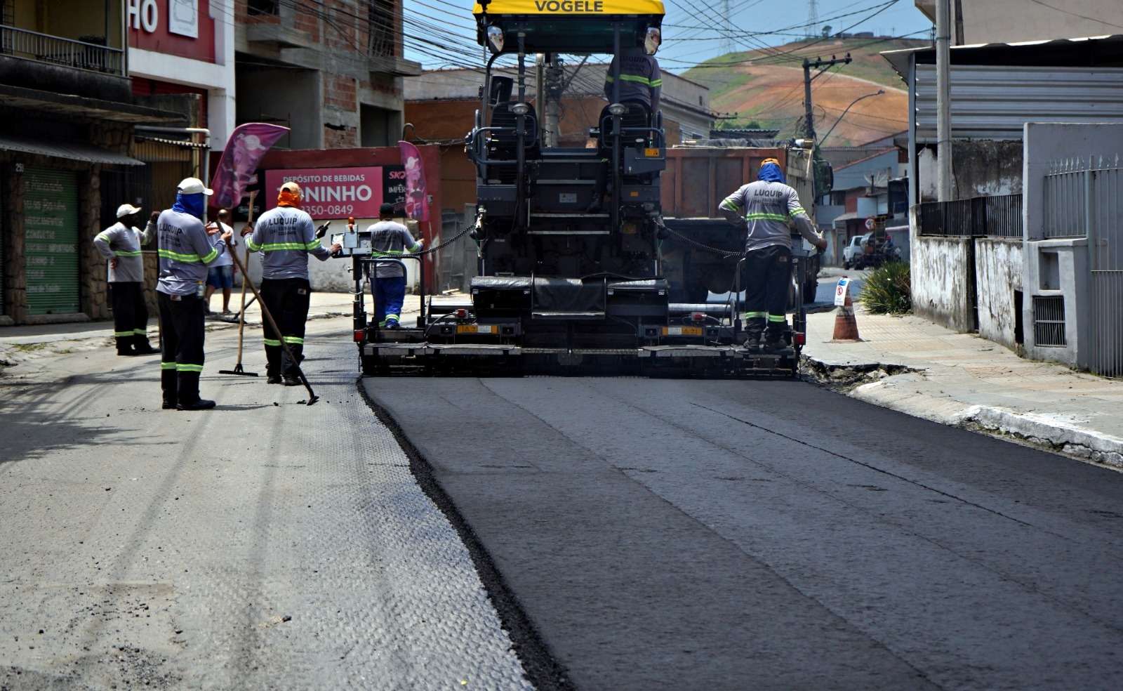 asfaltamento concluído divulgação geraldo gonçalves pmvr