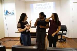 três alunas do ‘diploma cidadão’ são contratadas pelo saae vr para estágio igor chiesse saae vr1