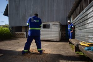 nova etapa da obra de reforma e ampliação da escola palmares, em volta redonda divulgação secom111