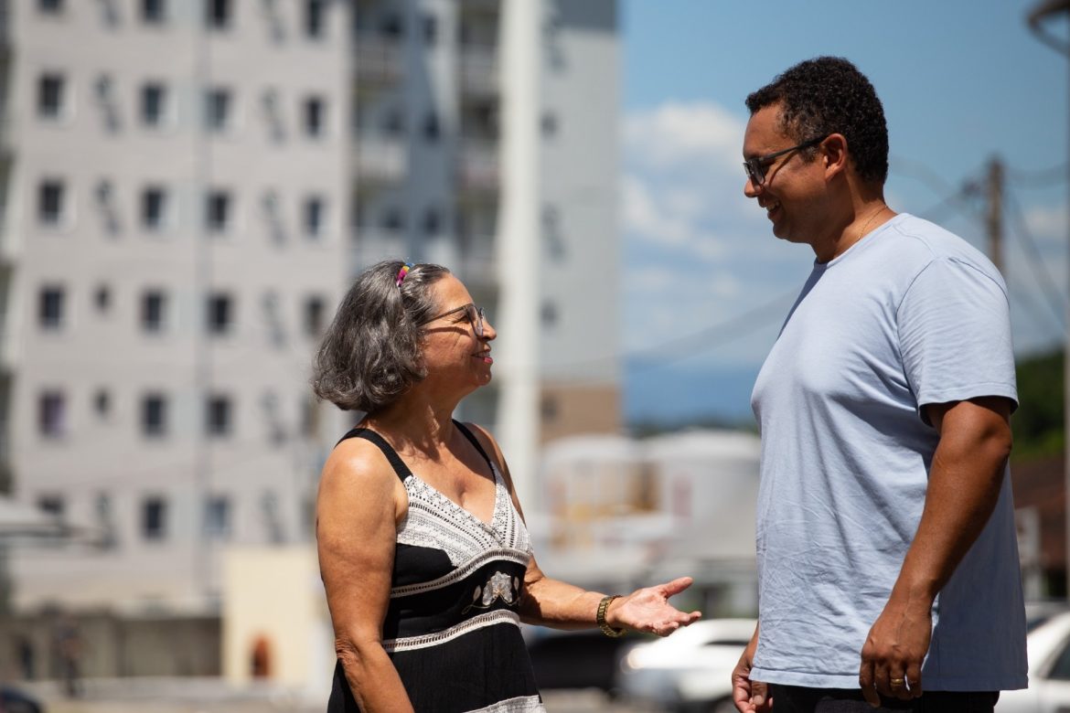 união entre saae vr e moradores visando garantia do abastecimento de água em condomínio do bairro roma cris oliveira secom