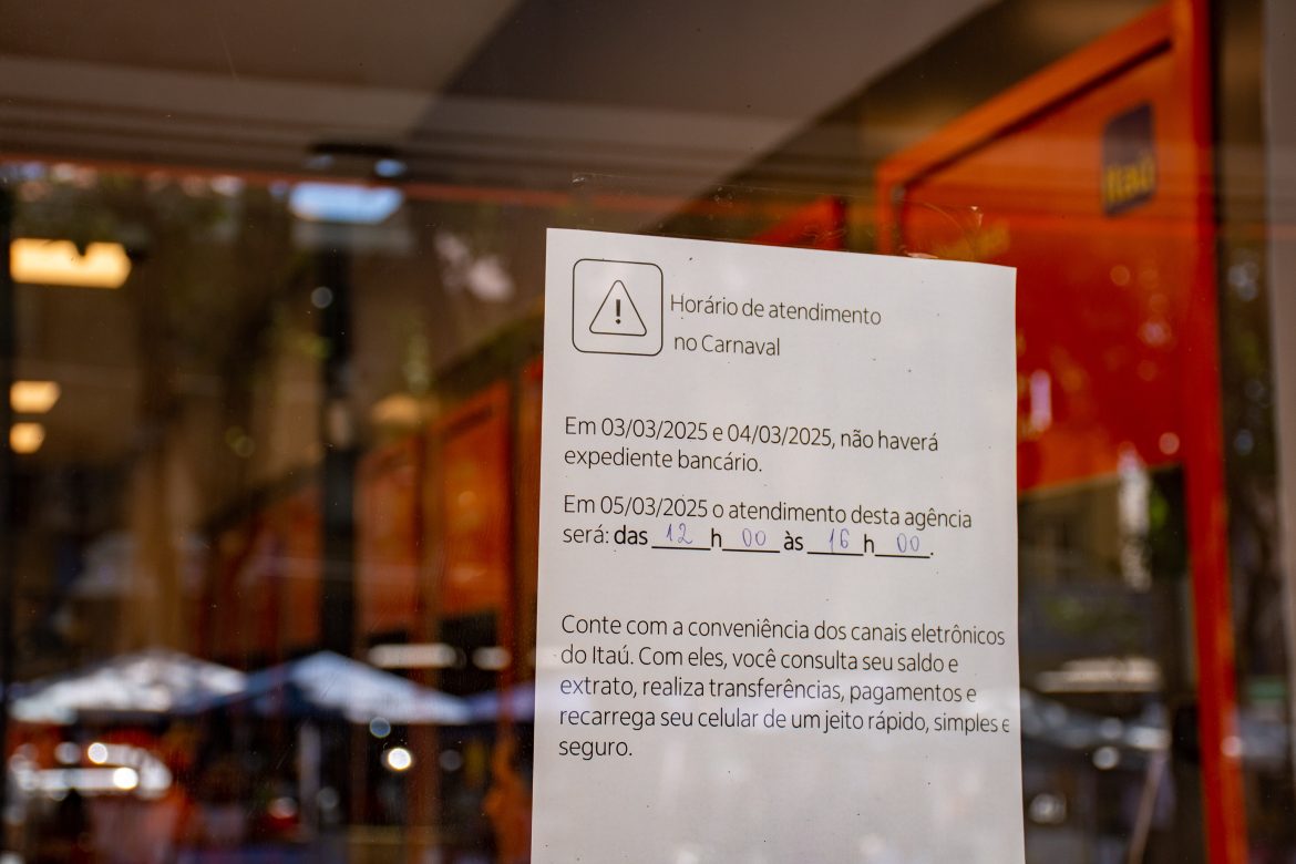 c 21 cf economia bancos anunciam mudanças no funcionamento durante o carnaval iam martins (1)