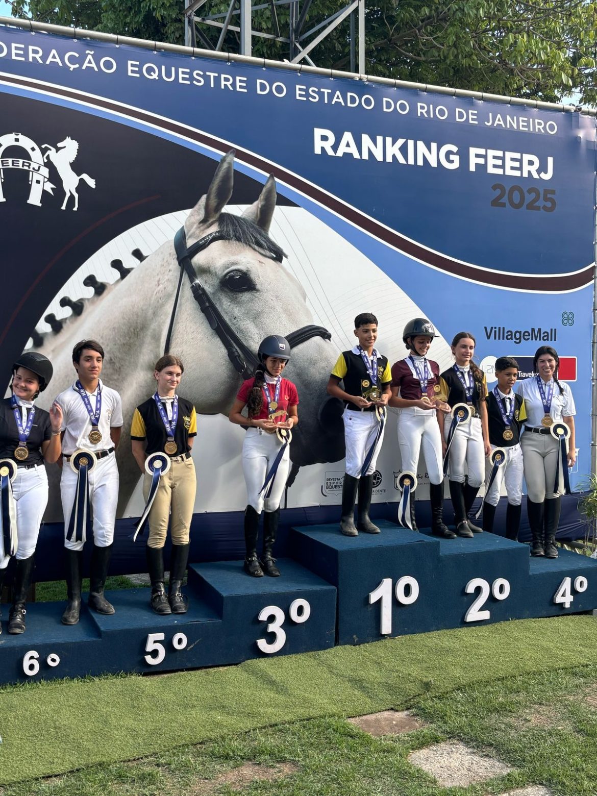 competição de hipismo no rio de janeiro tem como destaque equipe de volta redonda secom