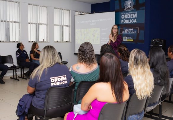 evento em alusão ao dia internacional das mulheres para servidoras da ordem pública de vr thiago santos secom