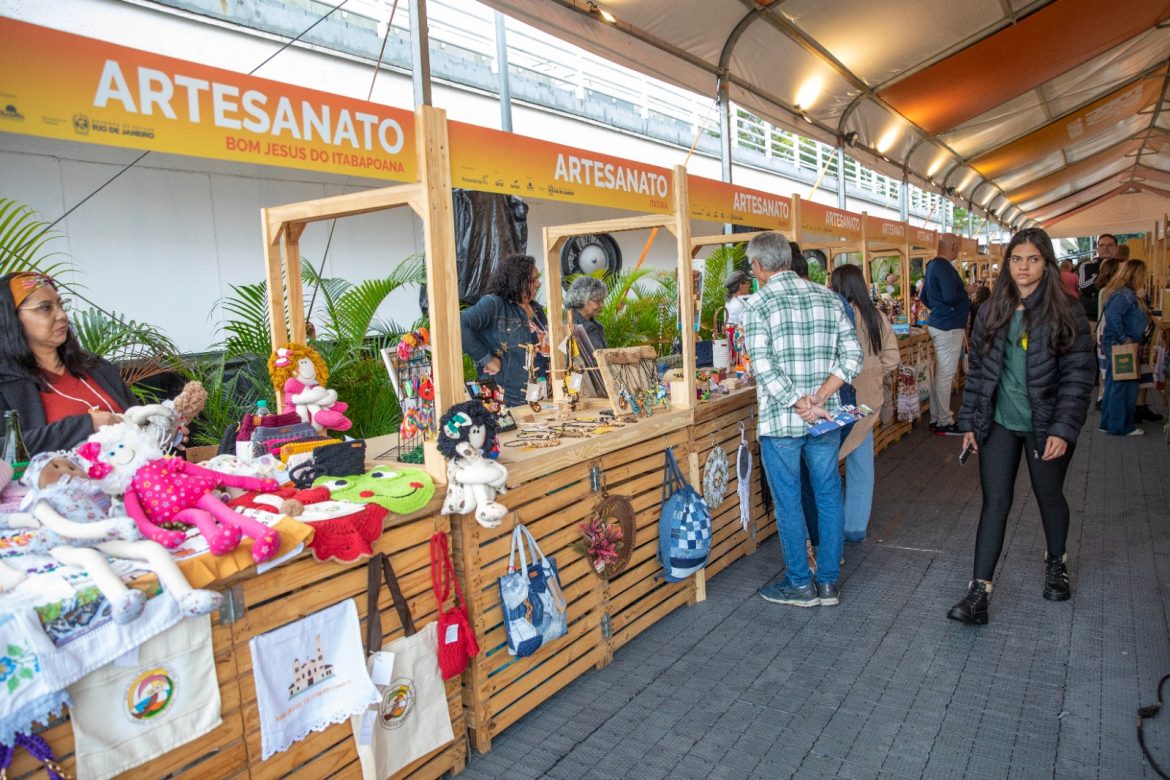 o evento conta com exposição de artesanato crédito ascom setur rj