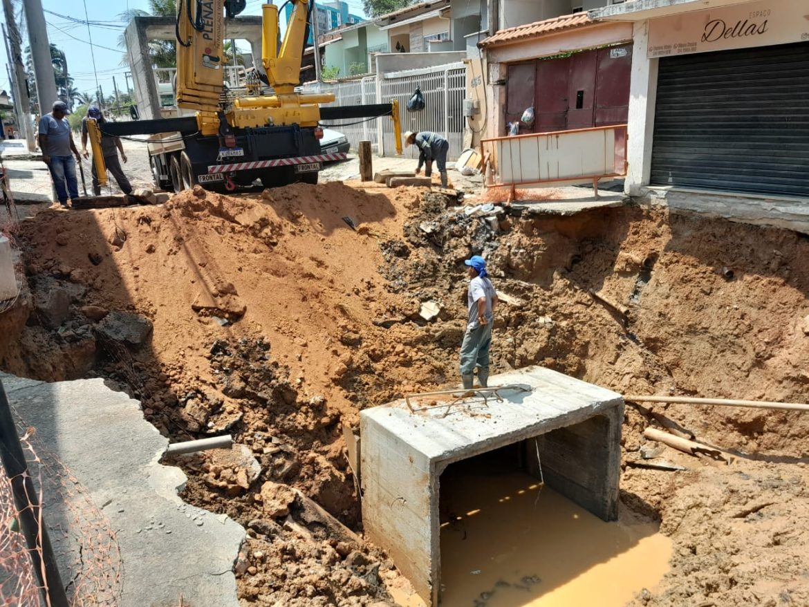 após conclusão de obras de nova galeria de drenagem, vias do retiro, em volta redonda, recebem novo asfalto divulgação secom