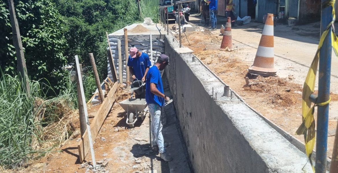 bairro santo agostinho, em volta redonda, recebe obras estruturais e de revitalização divulgação secom1