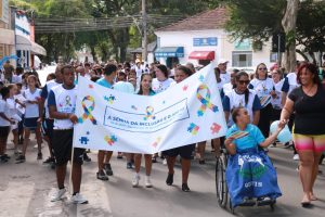 caminhada pela inclusão em quatis divulgação pmq