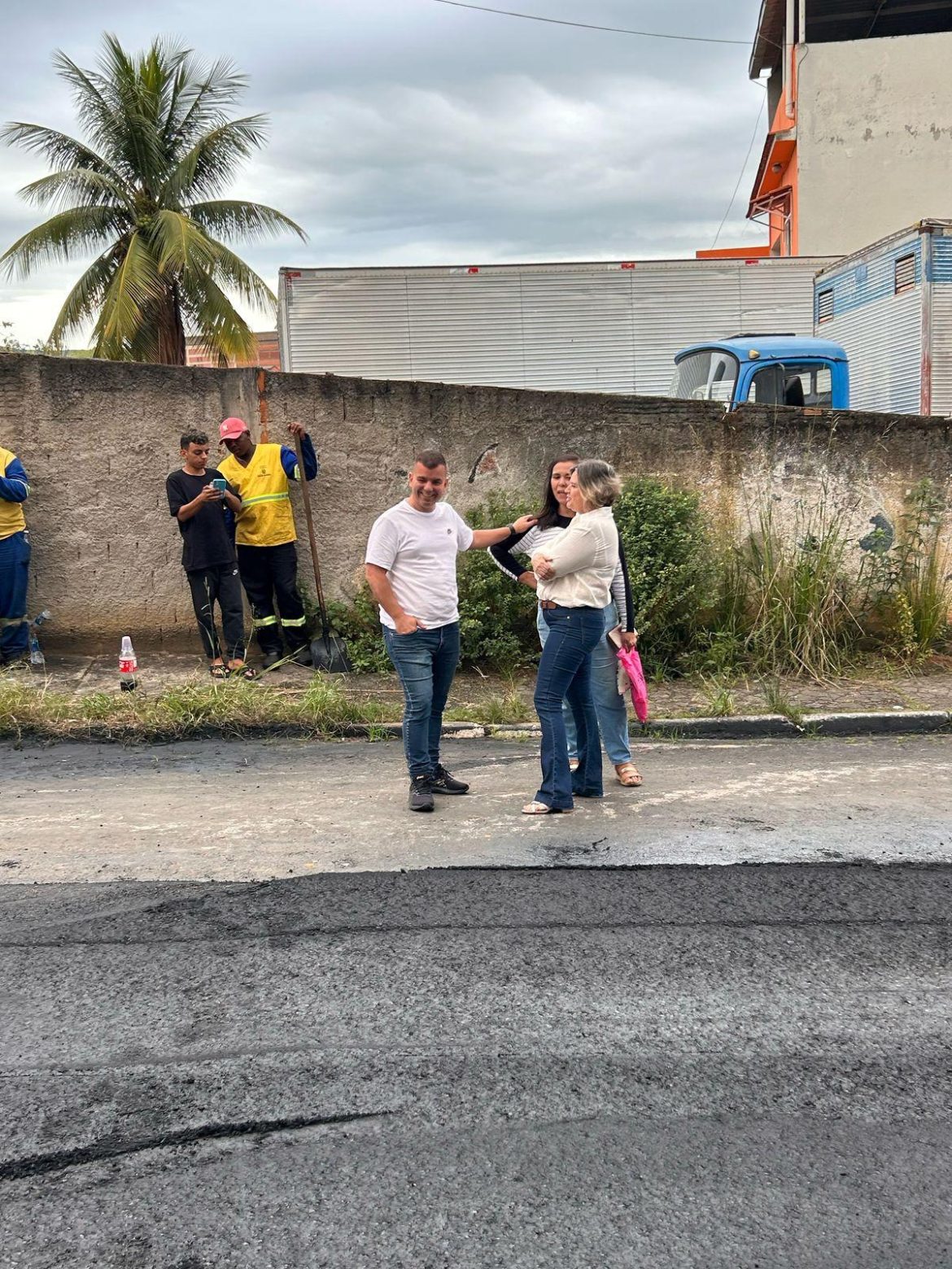 trabalho de pavimentação avança no bairro vila nova, em barra mansa divulgação13