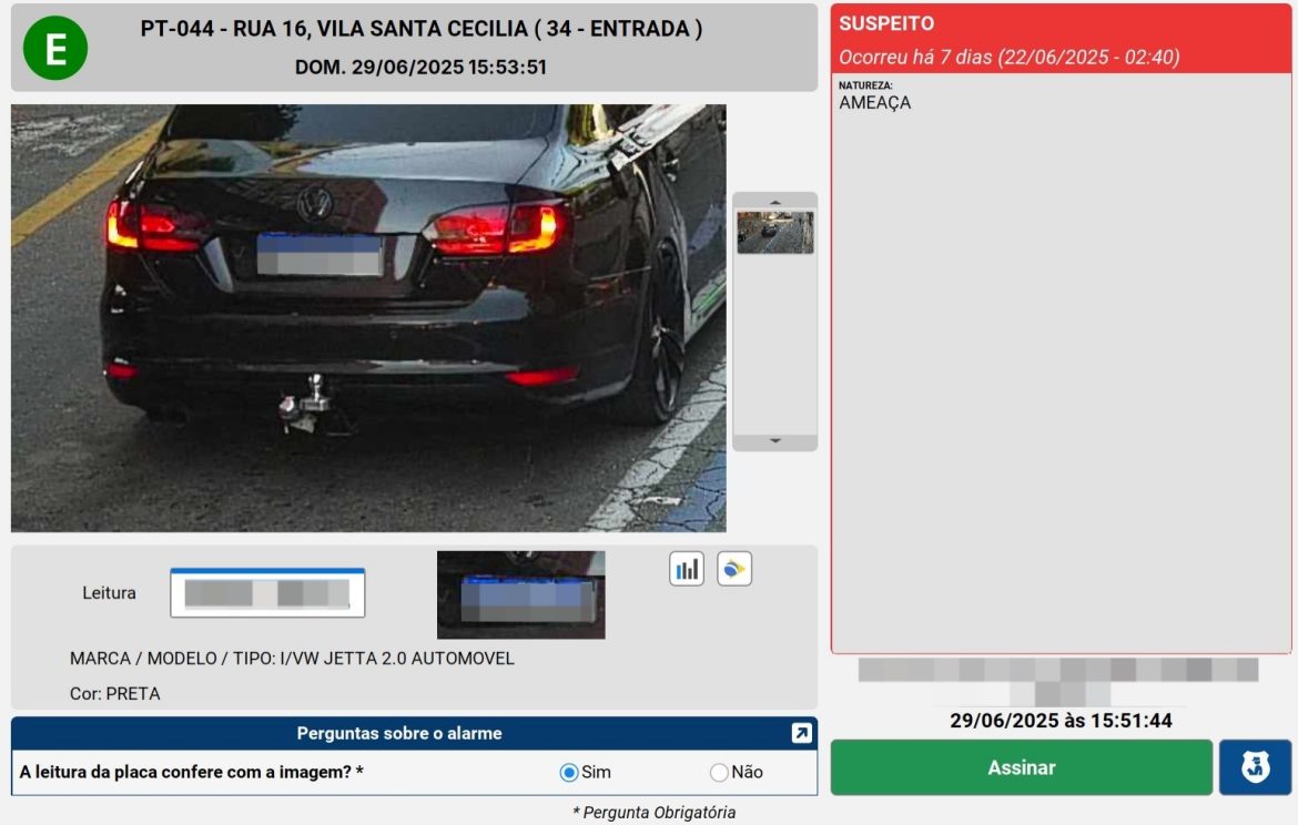 48 polÍcia suspeito de ameaçar feirante é localizado pelas câmeras da ordem pública divulgação semop11