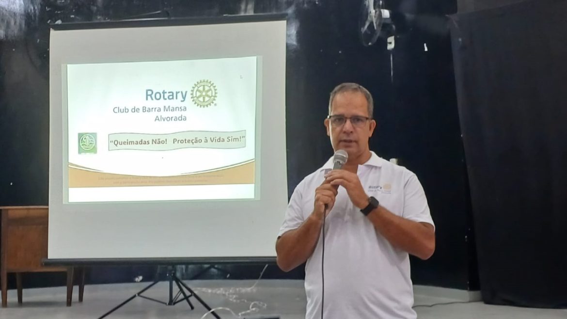 iniciadas as atividades do projeto contra queimadas do rotary club em barra mansa divulgaÇÃo