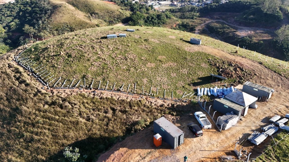 usina de energia solar é construída em volta redonda para abastecer parte da eta belmonte divulçgação pmvr