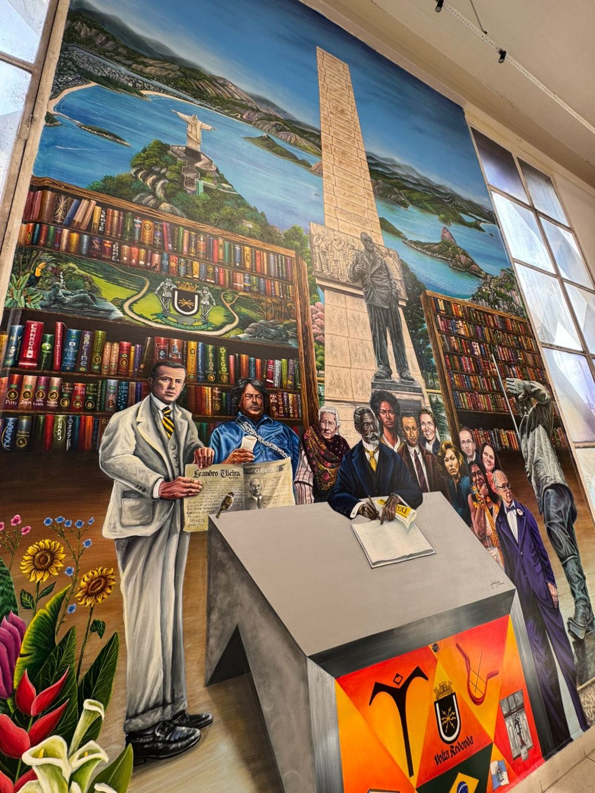 biblioteca municipal raul de leoni em volta redonda vai ganhar mural ‘a praça brasil’ divulgação secom11 biblioteca municipal raul de leoni em volta redonda vai ganhar mural ‘a praça brasil’ divulgação secom11