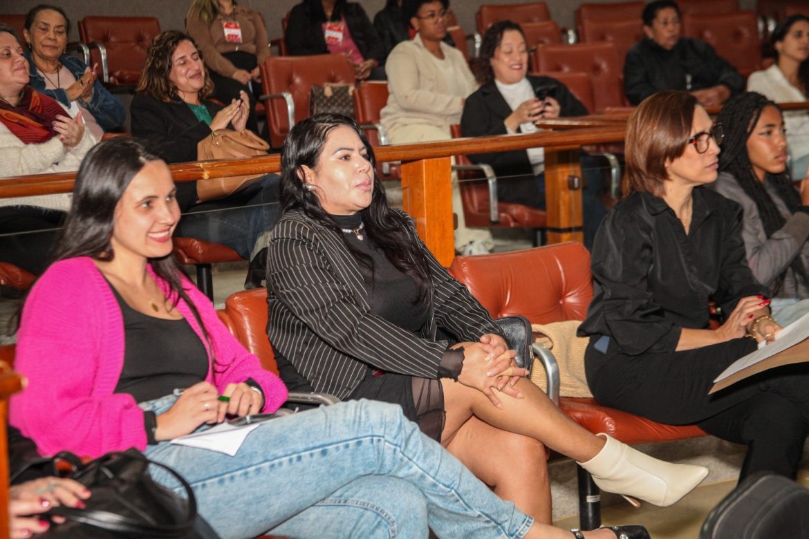 cerca de 250 mulheres na conferência municipal de políticas para mulheres de volta redonda divulgaççao pmvr111