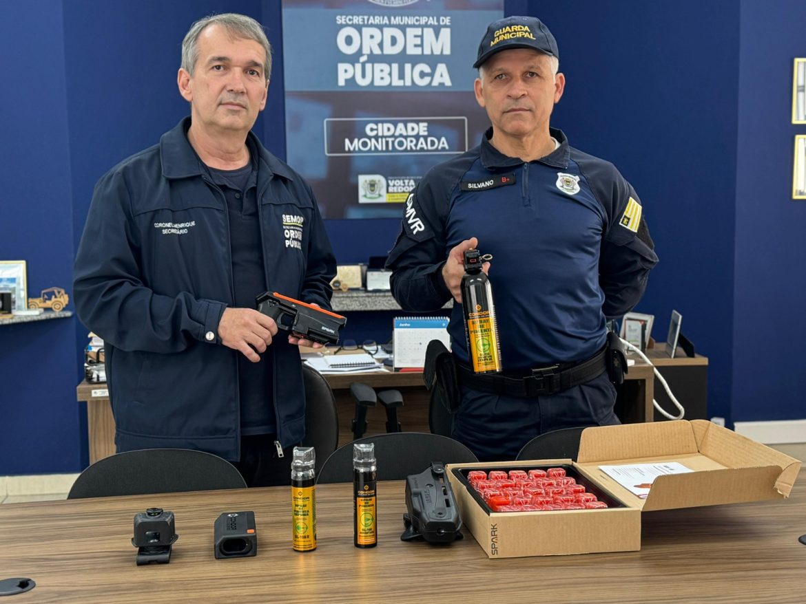 equipamentos para uso da guarda municipal de volta redonda é adquirido pela ordem pública divulgação pmvr