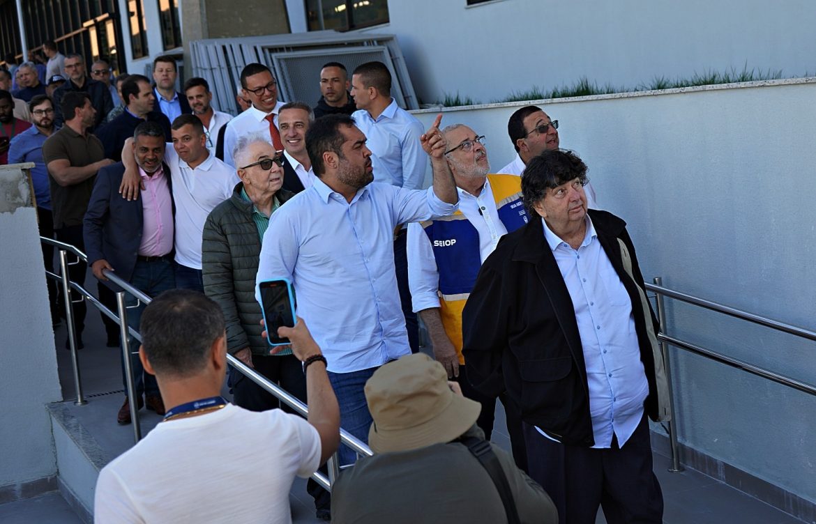 governador conhece as instalações do museu de ciência em volta redonda e reforça parceria geraldo henrique pmvr