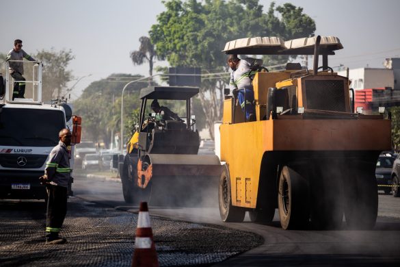 obras de pavimentação da radial leste, em volta redonda, seguem avançando cris oliveira pmvr 1