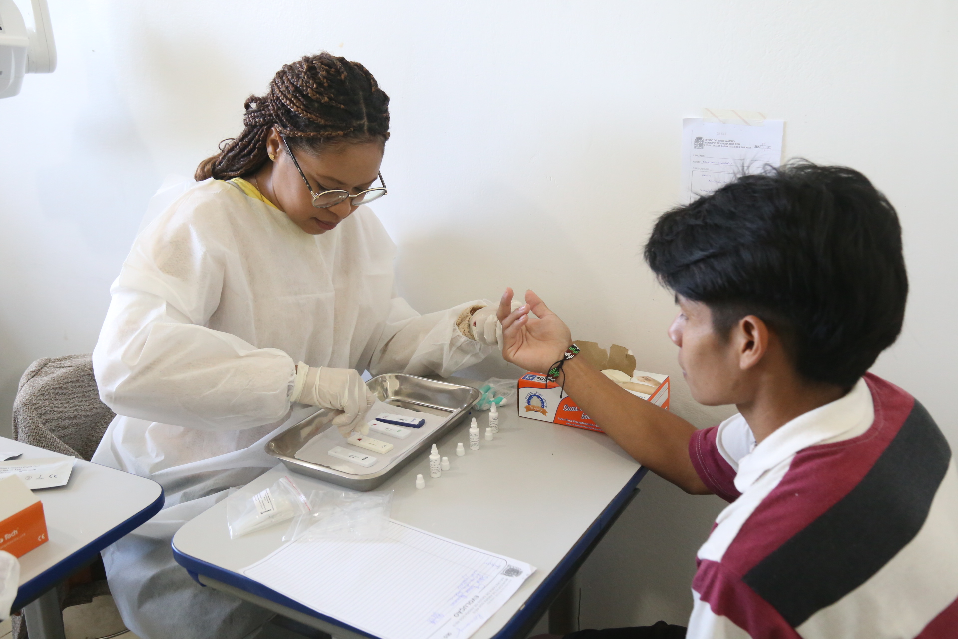 vacinação contra hepatites virais no quilombola de areal divulgação govrj