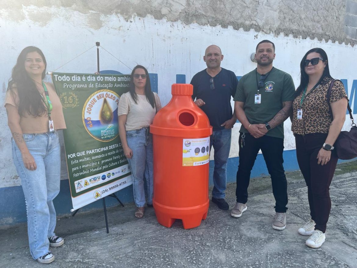Águas de paraty amplia ações do programa olhar ambiental trata Óleo divulgação