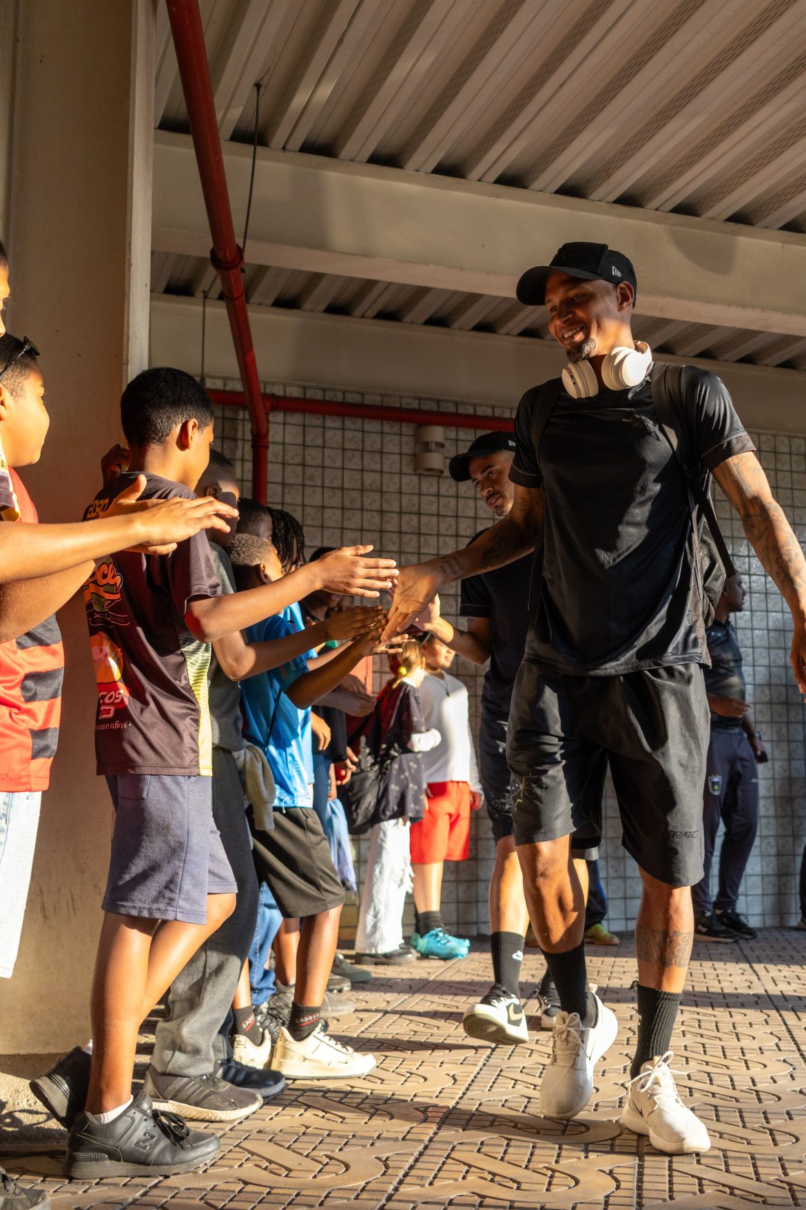 assistidos do cras belo horizonte participam de ‘matchday especial’ no estádio raulino de oliveira divuilgação111