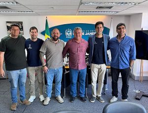 encontro com secretário de estado de esportes redes sociais