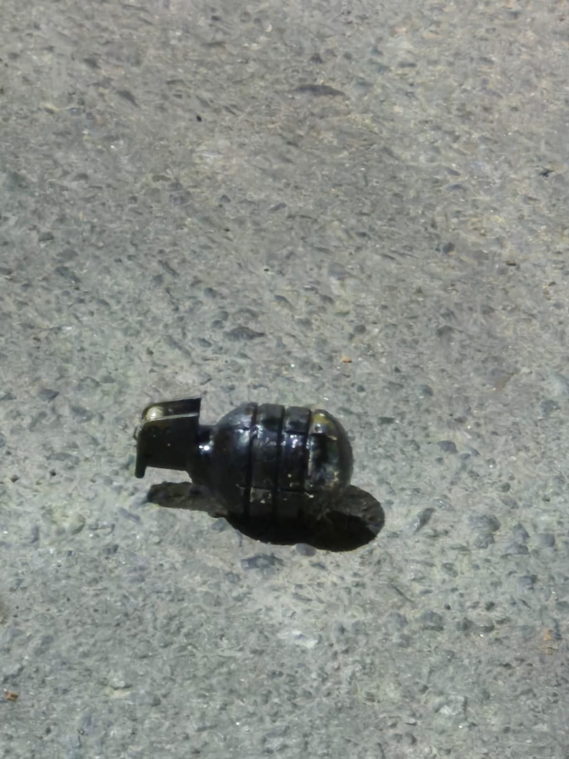 granada encontrada em três rios é detonada pela polícia militar e esquadrão antibombas divulgação