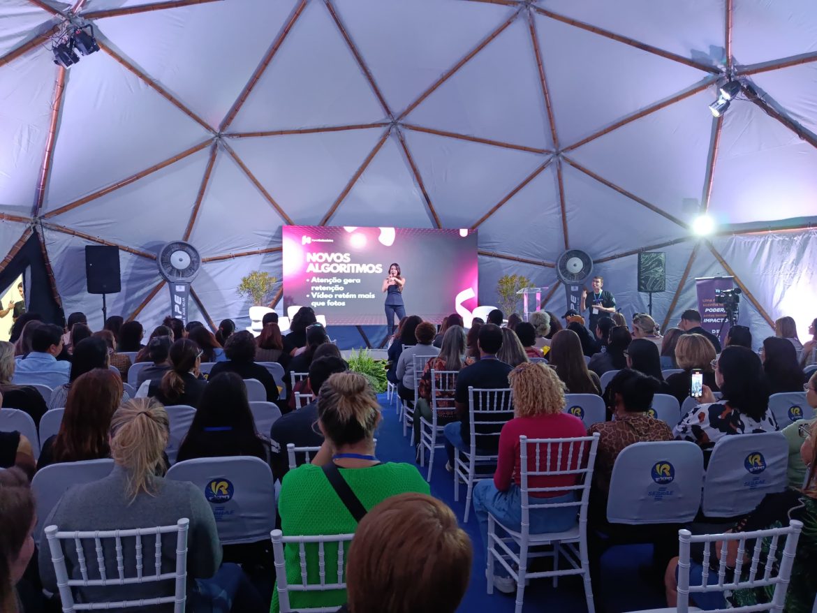 influenciadora foi destaque na tenda de negócios, nesta sexta feira – franciele aleixo 1