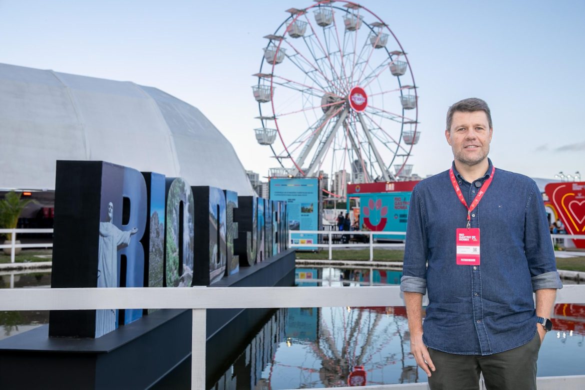 o secretário de estado e turismo, gustabo tutuca, estev no primeiro dia do evento crédito joão miguel junior