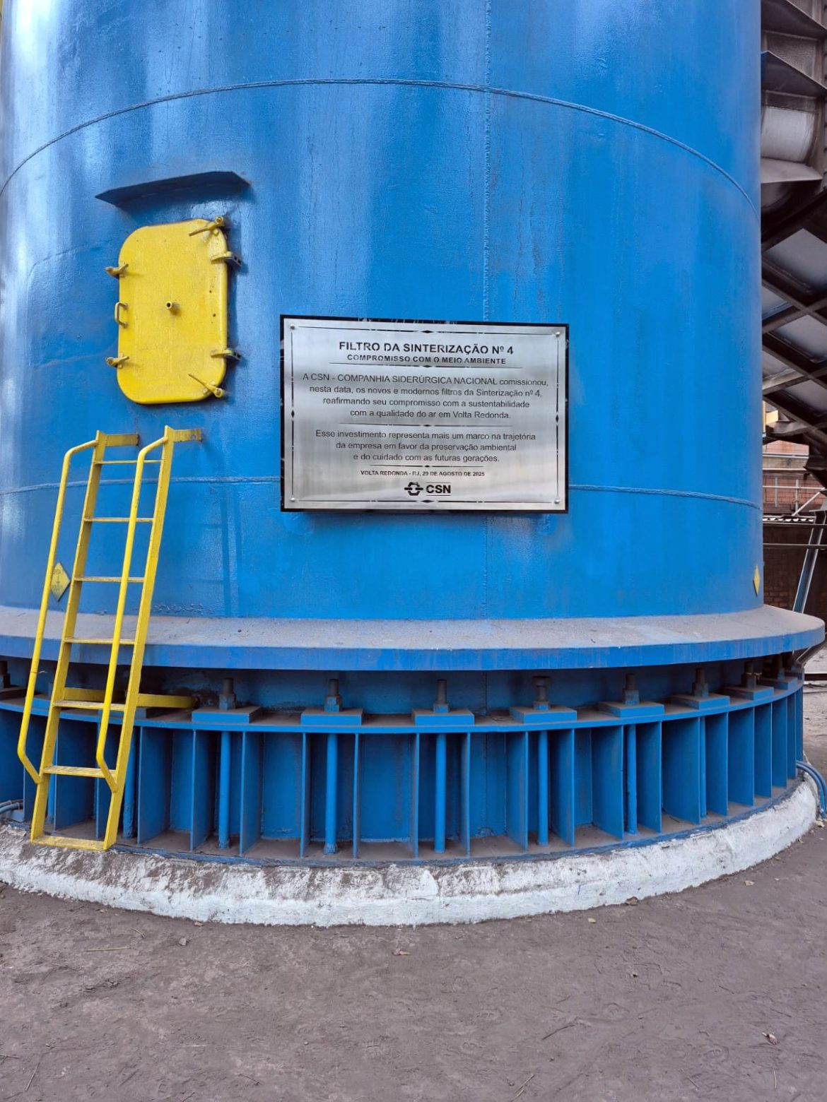 usina presidente vargas passa a contar com novo conjunto de filtros divulgação pmvr1