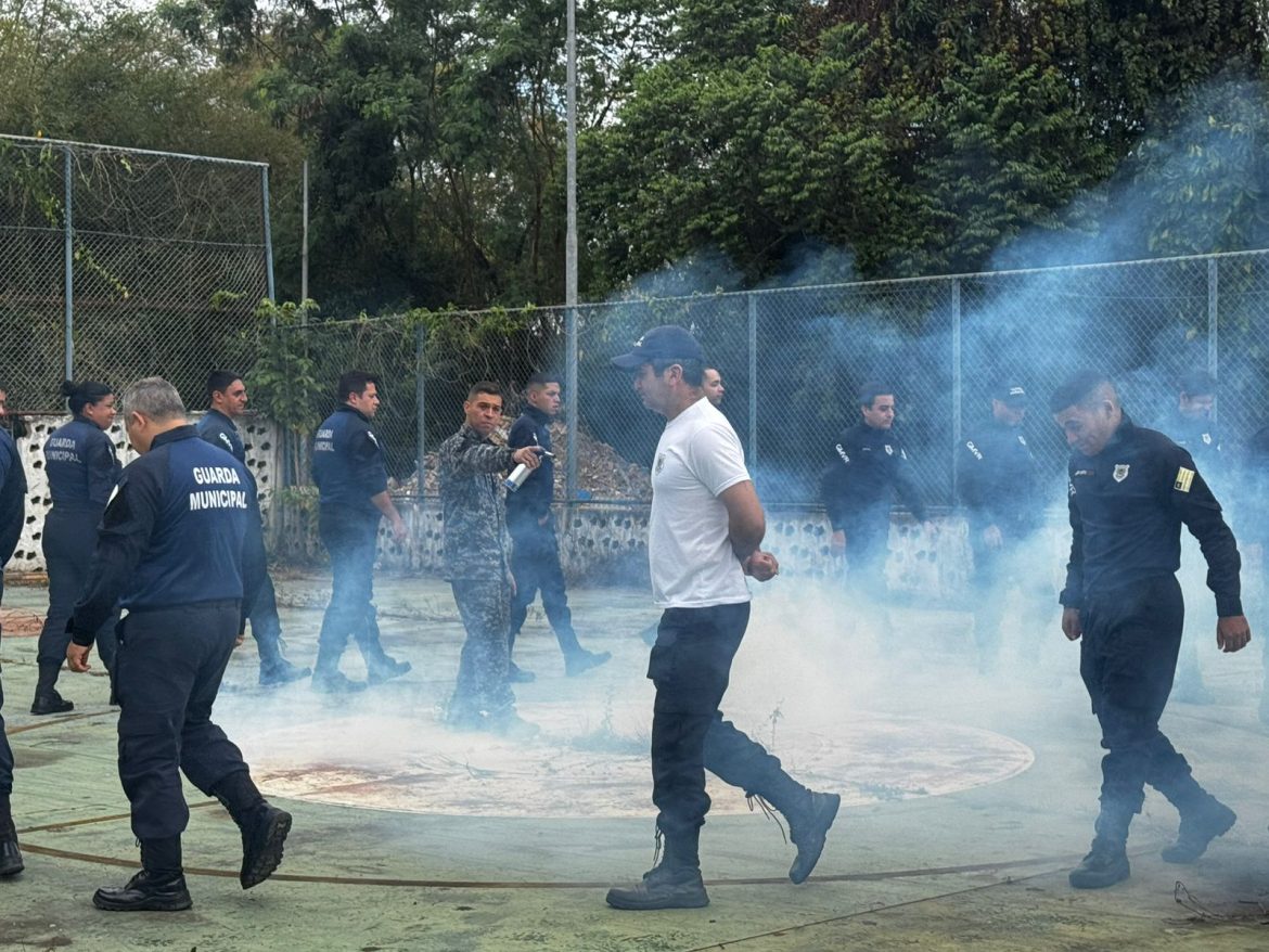 42 cidades batalhão de choque da pm capacita guardas municipais para a utilização de espargidores e dispositivos eletroincapacitantes divulgaÇÃo semop