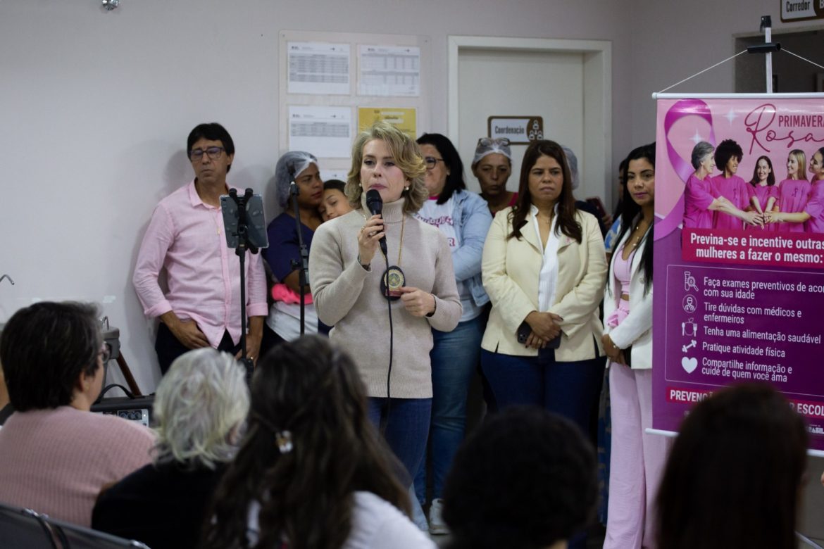 aberta em volta redonda a campanha primavera rosa com conscientização sobre a saúde da mulher cris oliveira pmvr1