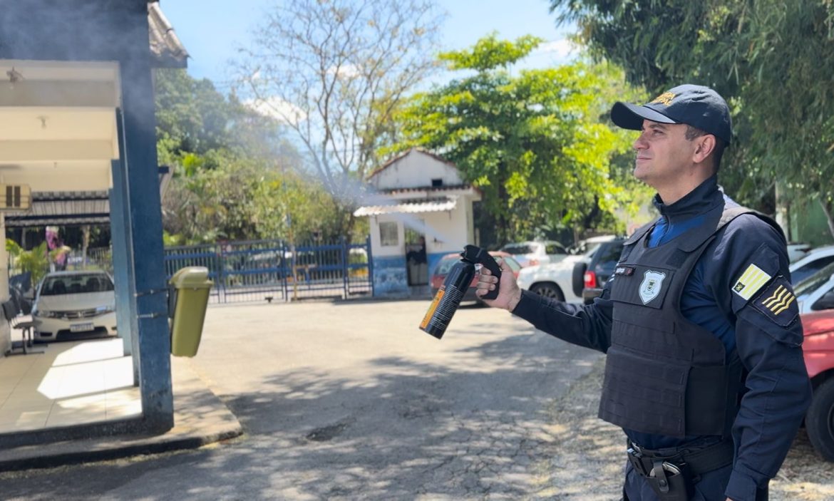 agentes da guarda municipal de volta redonda recebem capacitação em armamentos não letais divulgação semop1