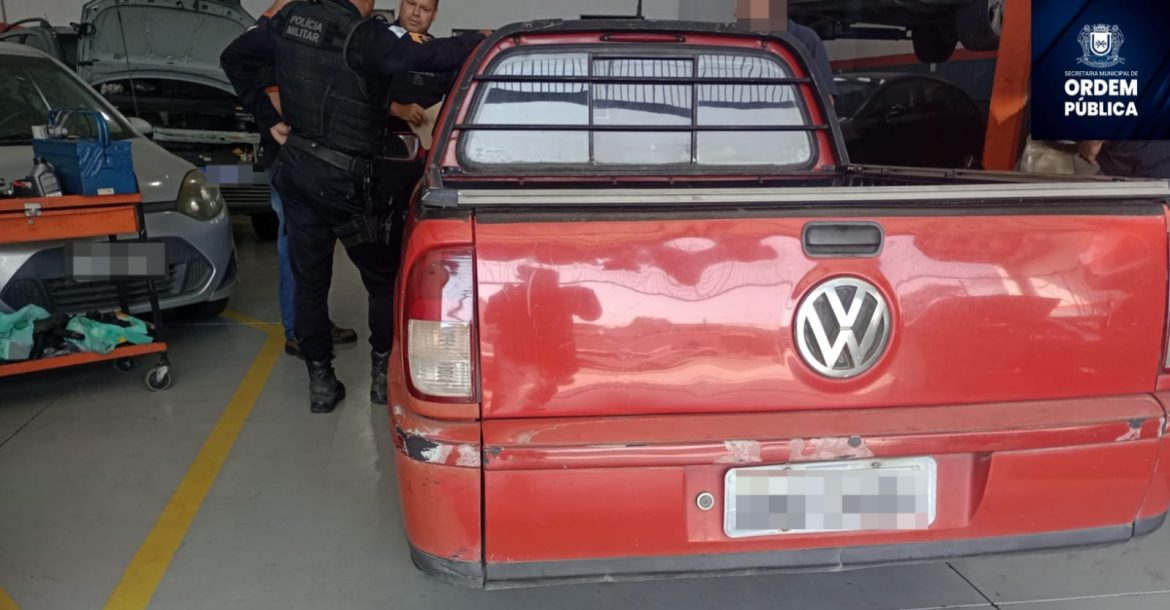 caminhonete com motor adulterado é apreendida em volta redonda divulgação semop1