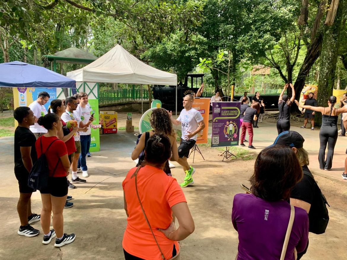 manhã de saúde e bem estar no zoológico municipal em comemoração aos 36 anos da unimed vr divulgação