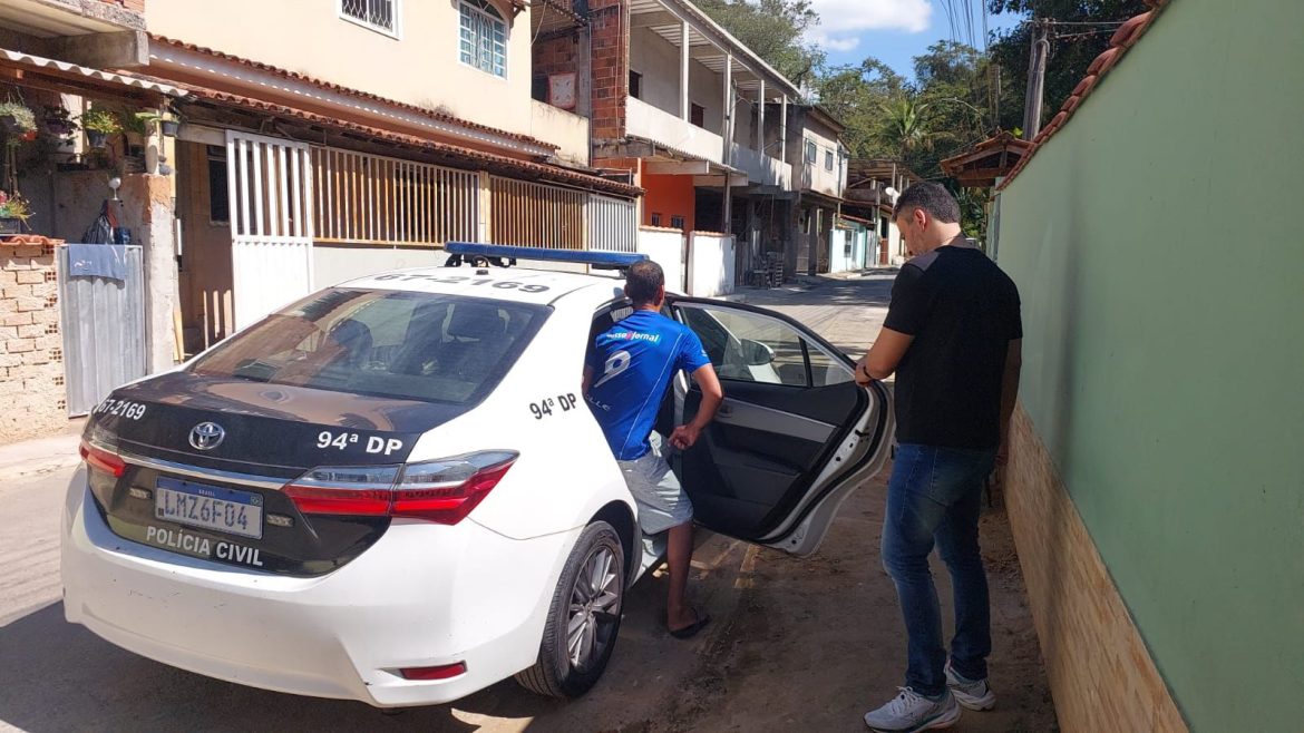 polícia civil de piraí prende homem por violência psicológica após expulsar a própria mãe de casa divulgação