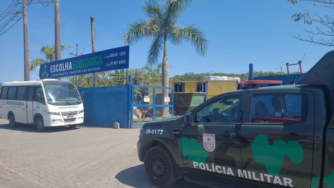 denúncia feita ao programa linha verde leva polícia a fiscalizar empresa em porto real divulgação111