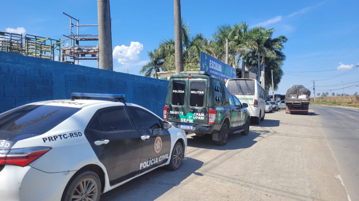 denúncia feita ao programa linha verde leva polícia a fiscalizar empresa em porto real divulgação13