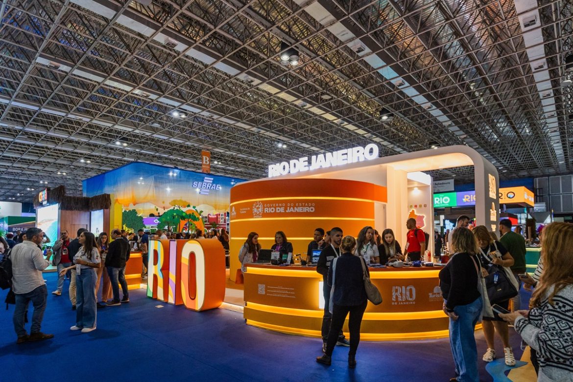 estande instagramável do estado do rio de janeiro na abav expo 2025 crédito ascom setur rj