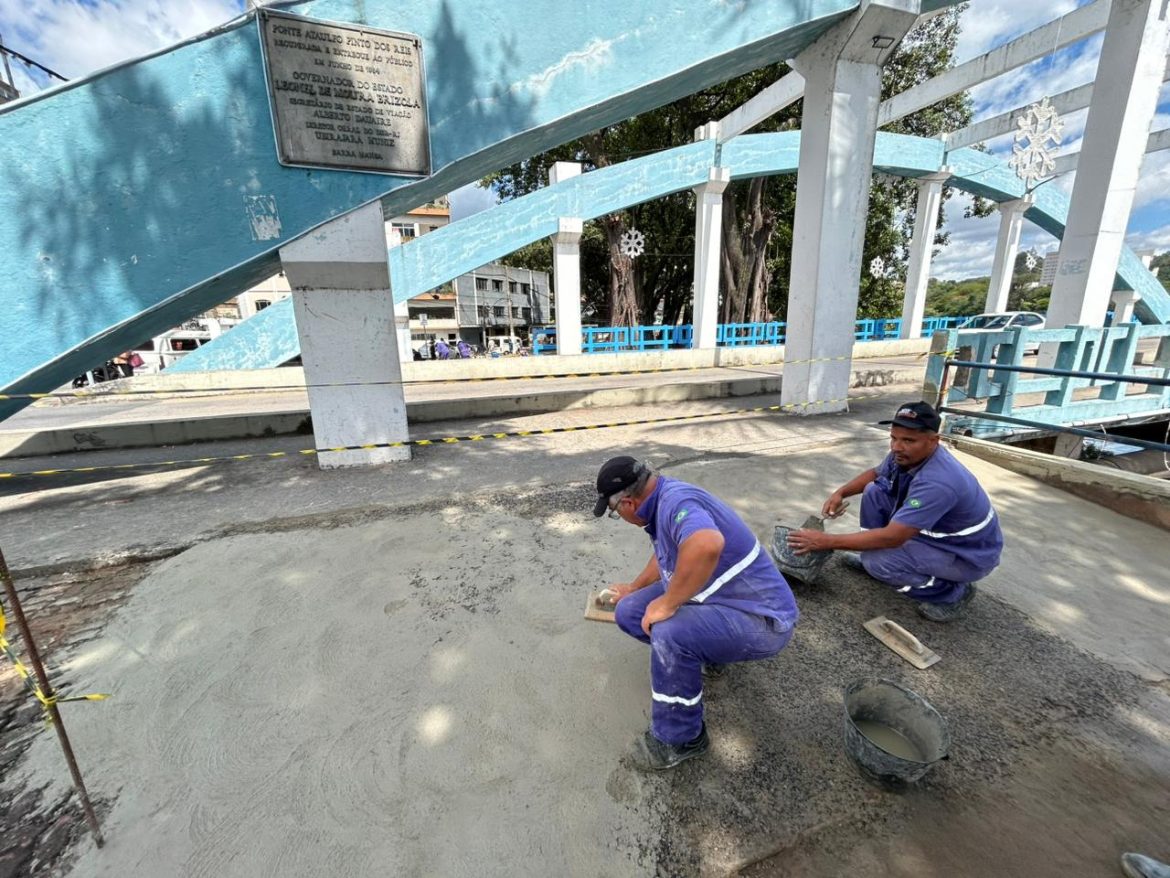 Área de acesso à ponte dos arcos, em barra mansa, recebe diversas melhorias leandro tavares11