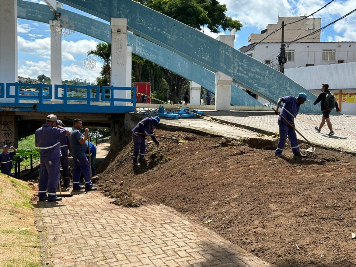 Área de acesso à ponte dos arcos, em barra mansa, recebe diversas melhorias leandro tavares1111