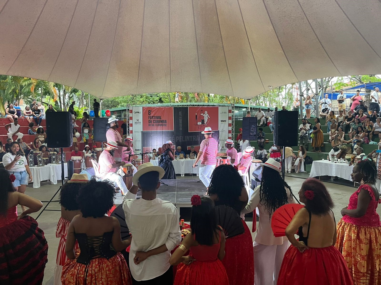 festival de curimba reúne 700 pessoas no memorial zumbi, em volta redonda = divulgação valéria nascimento