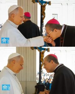 notasvr bispo diocesano com o papa divulgação