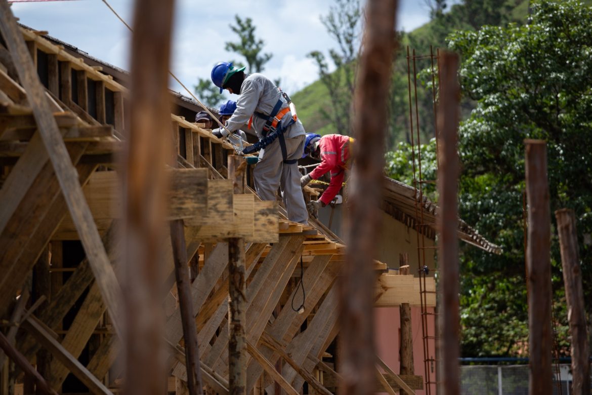 obras da nova sede da secretaria de educação prosseguem com a parte estrutural cris oliveira secom