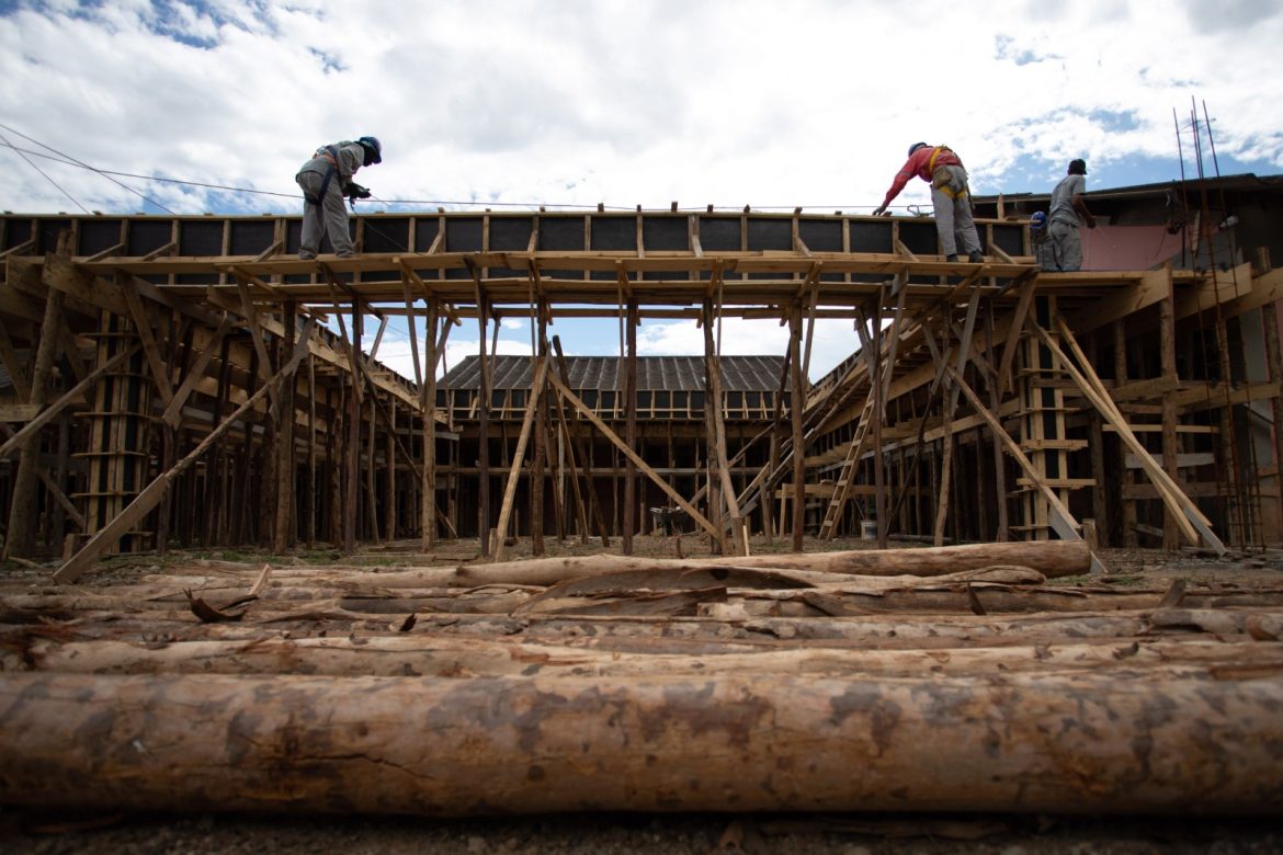obras da nova sede da secretaria de educação prosseguem com a parte estrutural cris oliveira secom11